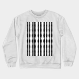 Black and White Arrows Pattern 2 Crewneck Sweatshirt